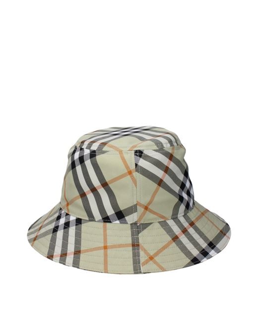 Burberry Green Fabric Bucket Hat