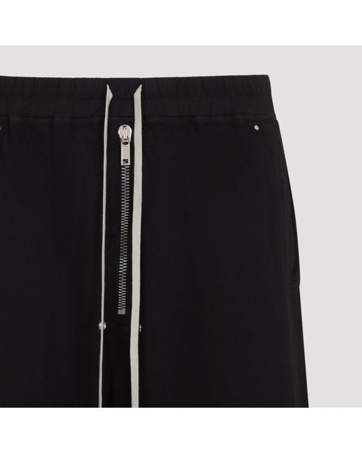 Rick Owens Black Wide Trousers for men