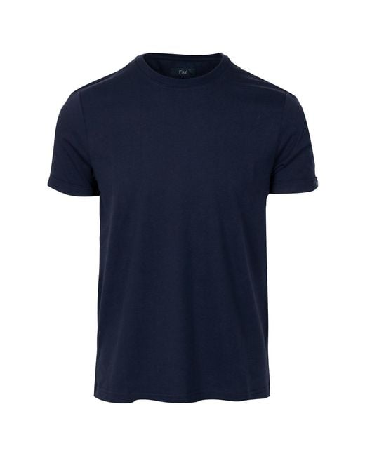 Fay Blue T Shirts And Polos