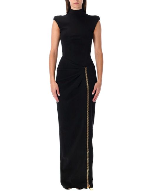 Balmain Jurken Zwart in het Black