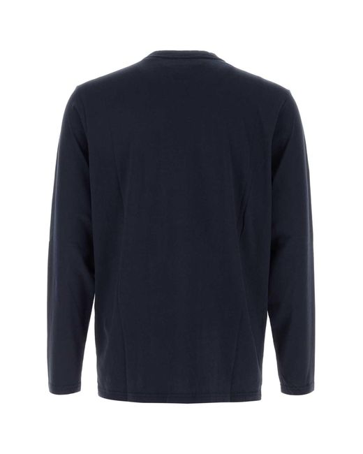 Autry Blue Dark Cotton T-Shirt for men