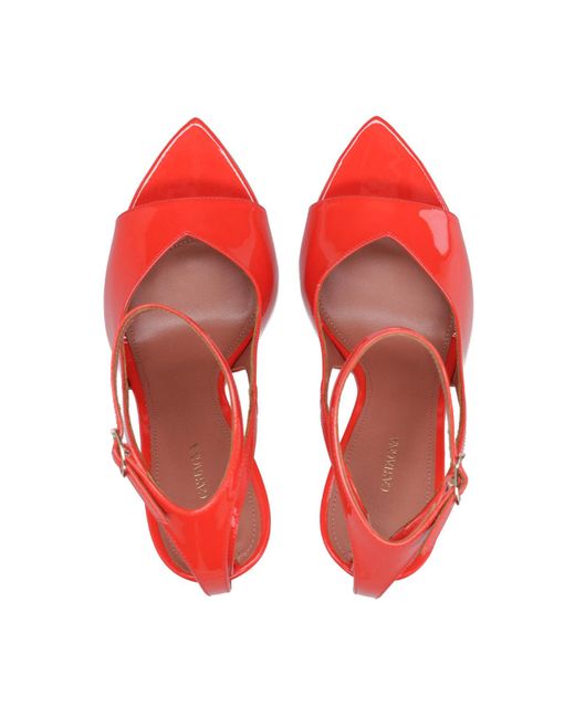 Castagna Red Sandals