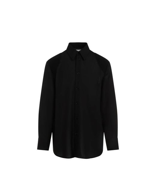 Jil Sander Black Hemden Schwarz