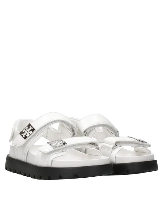 Tory Burch White Sandals