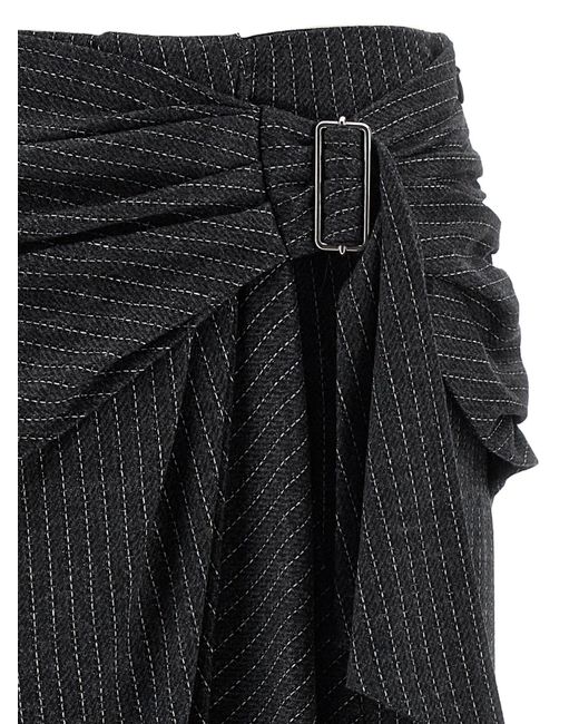 Isabel Marant 'reilly' Midi-rok in het Black