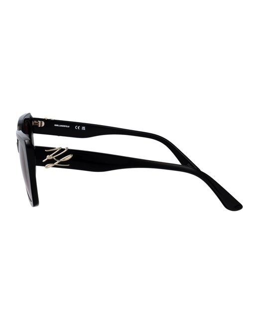 Karl Lagerfeld Black Acetate Sunglasses