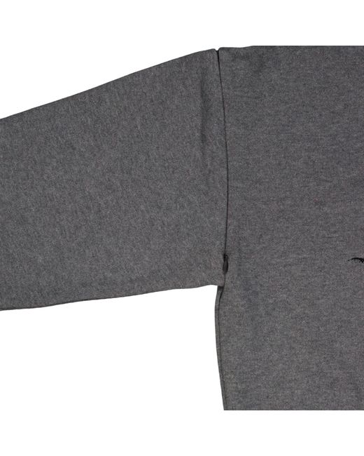 Dior Gray Logo Hooded Sweatshirt for men
