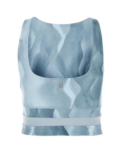 Sweaty Betty Blue Light- Stretch Polyester Top