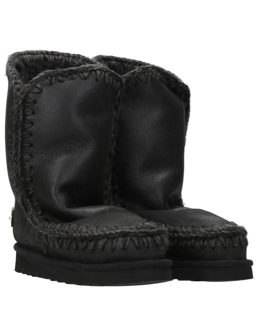 Mou Black Boots
