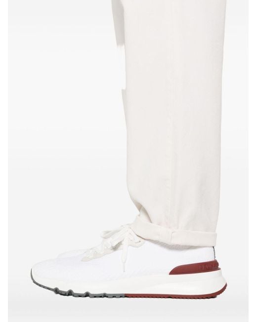 Pantalones de algodón de Brunello Cucinelli de hombre de color White