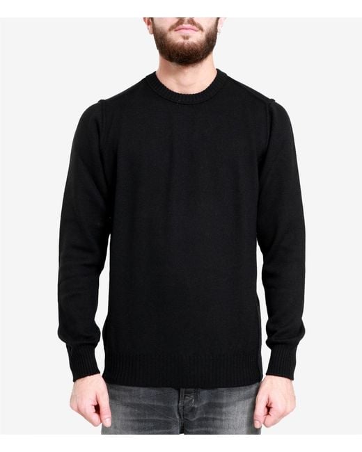 Gran Sasso Black Sweaters for men