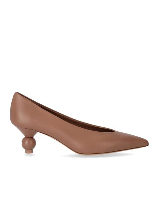 Weekend by Maxmara Brown Renza Renza Nude Pump