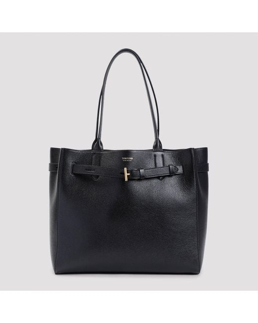 Tom Ford Black Medium Tote Bag