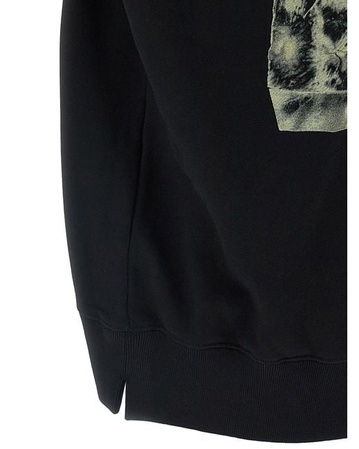 Off-White c/o Virgil Abloh Uit White 'cloudy Arrow Skate' Hoodie in het Blue