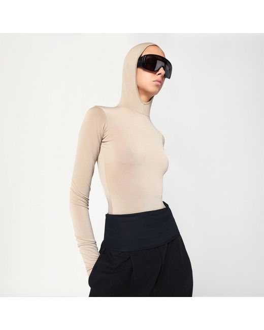DARKPARK White Billie Hooded Top