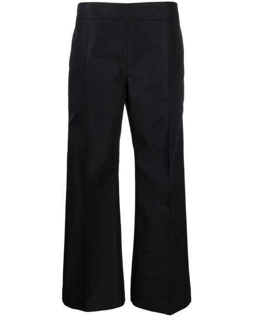 Studio Nicholson Black Low Rise Straight Leg