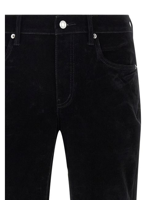 Purple Lila 'p004 Flare Flock tauchte' Jeans ein in Black für Herren