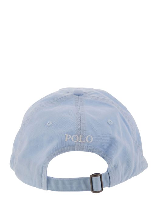 Polo Ralph Lauren Cotton Chino Hat in het Blue