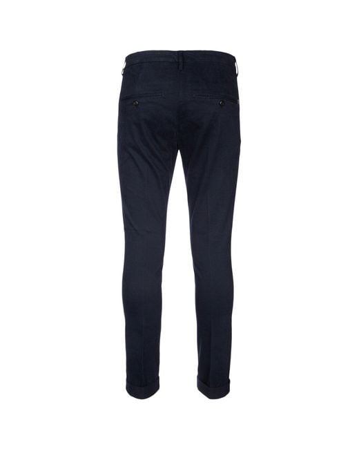 Dondup Blue Pantalone Gaubert for men