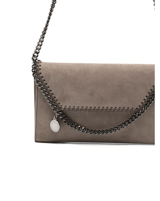 Stella McCartney White Signature Mini Chain Bag