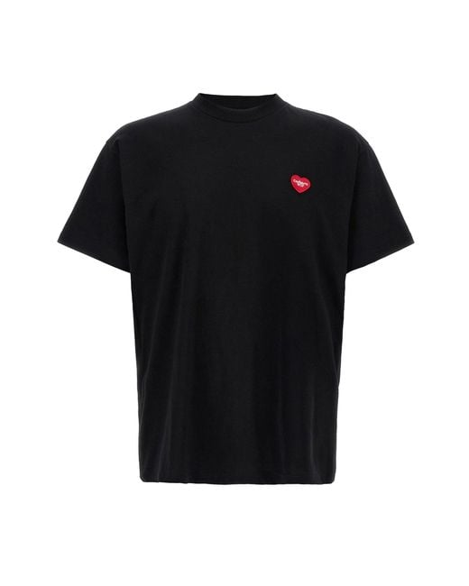 Carhartt T -shirt S/s Hart Ii Hartt Nera in het Black voor heren