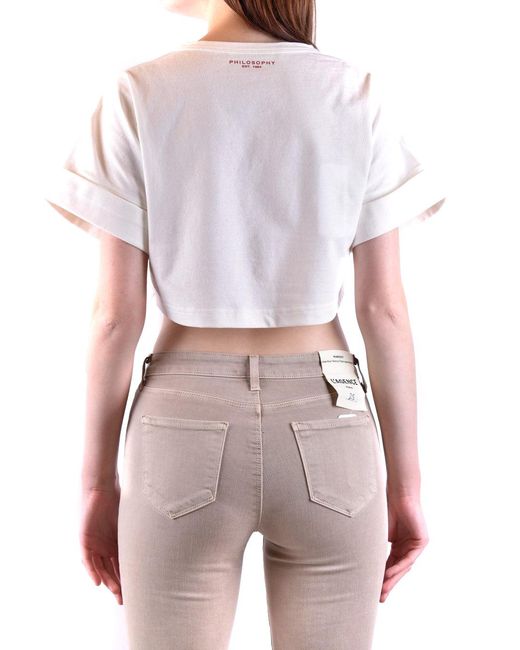 Philosophy Di Lorenzo Serafini Pink Classic Comfort T-Shirt For