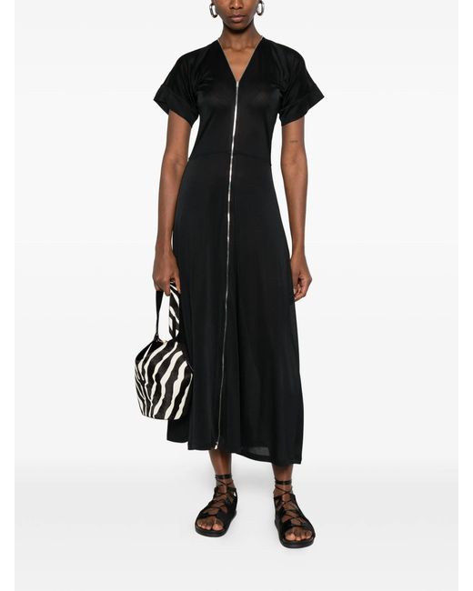 Lemaire Black Zip Dress