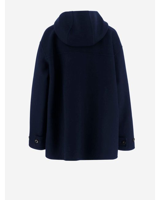 Jil Sander Wool Jacket in het Blue