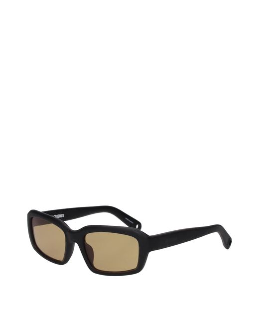 Jacquemus Black Marino Sunglasses Acetate/Amber