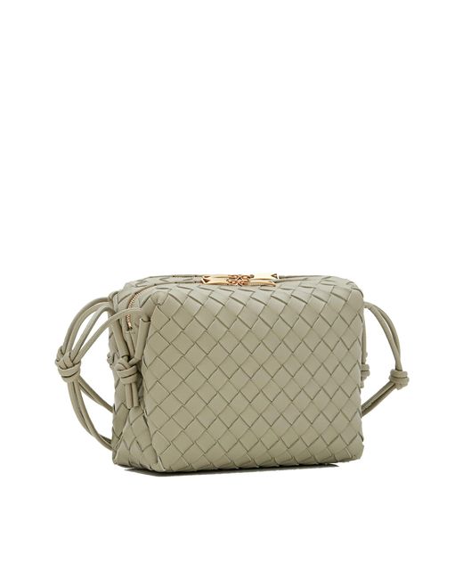 Bottega Veneta Gray Small Loop Camera Bag