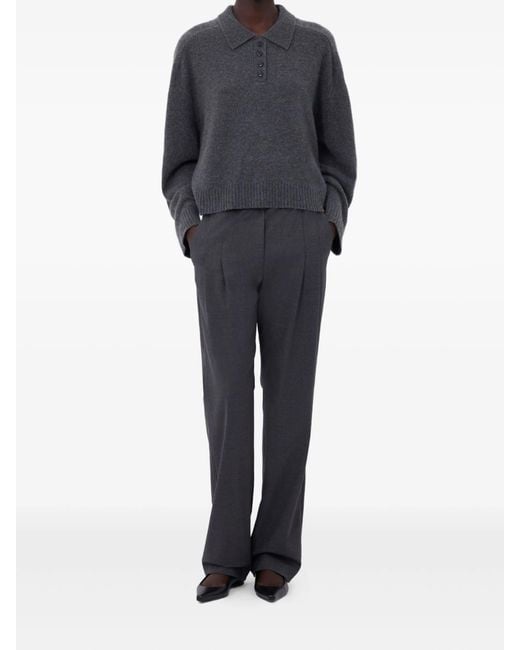 Loulou de Saison Gray Homere Lds Boxy Sweater