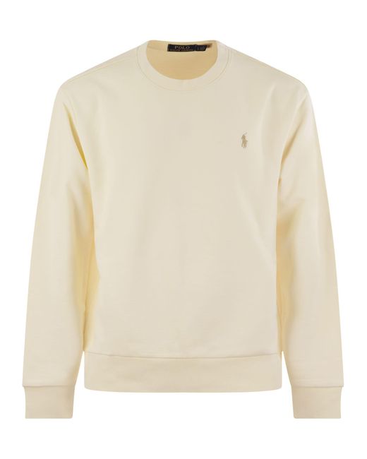 Classic Fit Cotton Sweatshirt Polo Ralph Lauren pour homme en coloris Natural