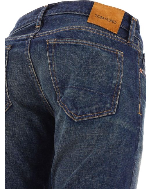 Skinny Jeans Tom Ford de hombre de color Blue