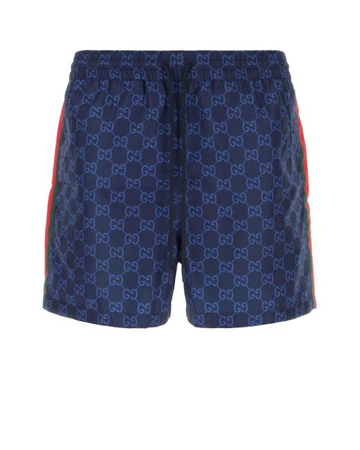 Gucci Blue Swimsuits for men