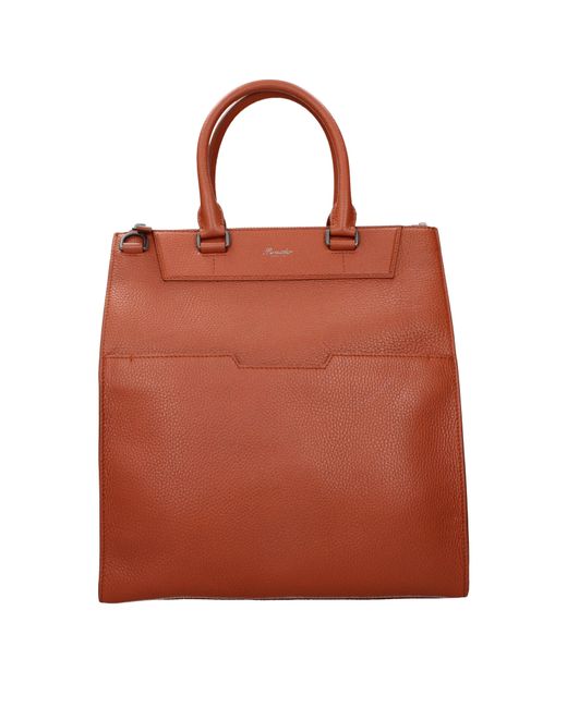 Pineider Red Handbags Leather
