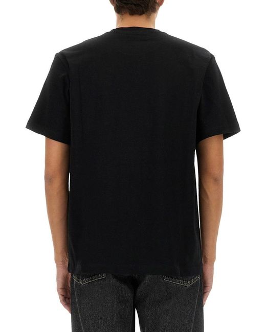 Obey Black T-Shirt With Logo for men