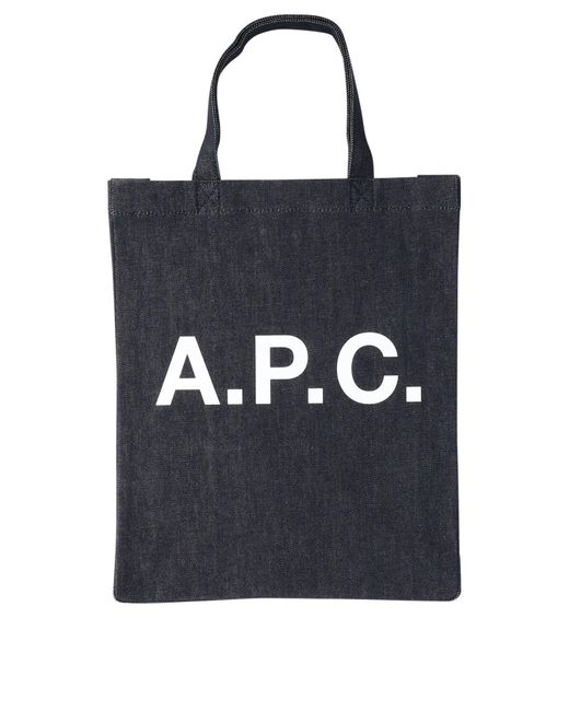 A.P.C. "lou Mini" -tas in het Blue voor heren
