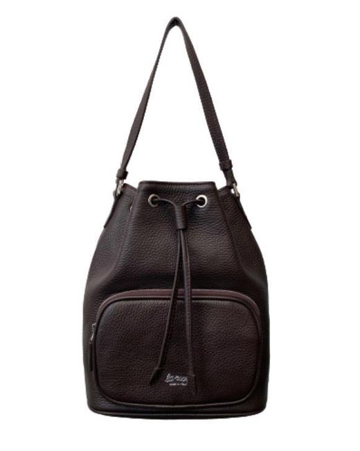 LA ROSE Black Borsa Sacchetto Grande Moro
