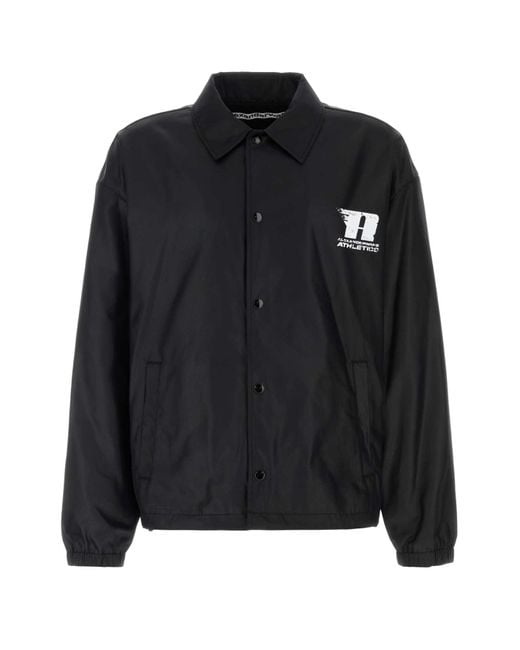 ブルゾン Alexander Wang Black polyester blend jacket Alexander Wang Polyester Jacket in Black | Lyst