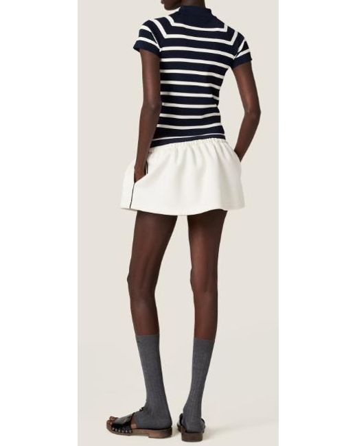 Miu Miu Maglieria-viscose F.18 in het Blue