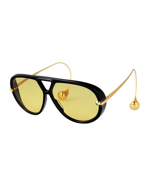 Bottega Veneta Yellow Sunglasses