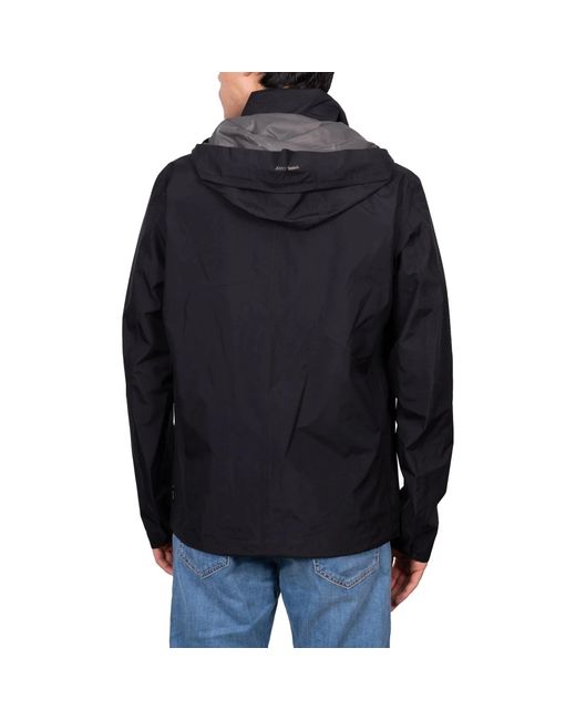 Veste à capuche décontractée Herno en coloris Black