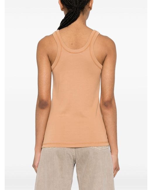 Lemaire Natural Ribbed Top