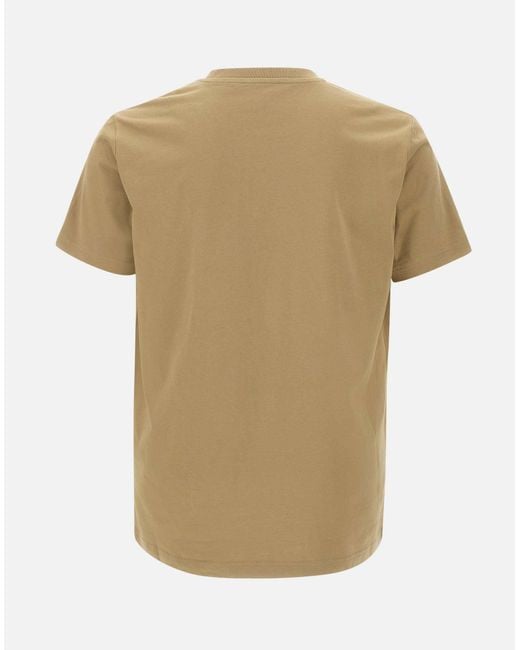 Hombres de 's Camiseta de algodón con logotipo Iceberg de hombre de color Natural