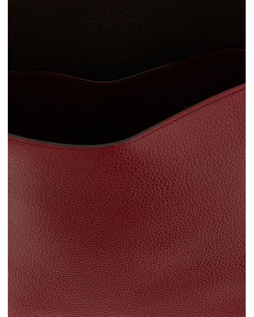 Tod's Red 'T Timeless' Mini Bucket Bag