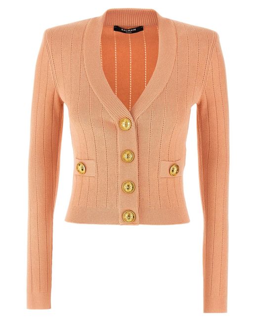 Balmain 'chiocciola' Vest in het White