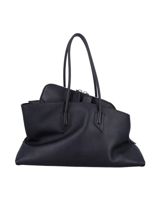 The Attico Blue La Passeggiata Medium Tote Bag