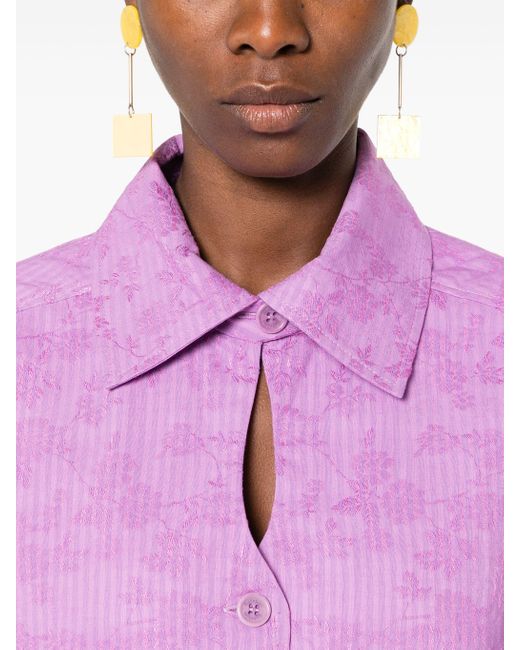 Rodebjer Purple Bahar Stripe Shirt Ls 2300555