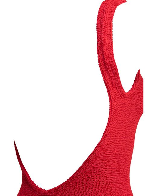 Hunza G Red Square Neck" Swimsuit