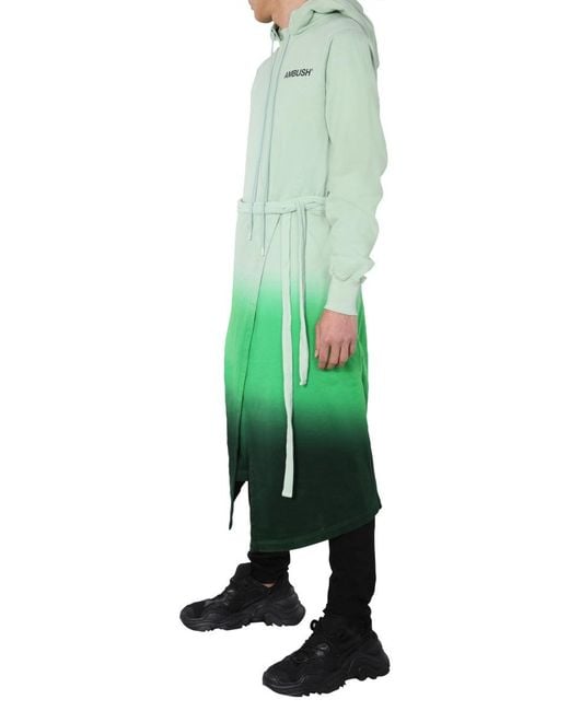 Ambush Green Hooded Dress for men